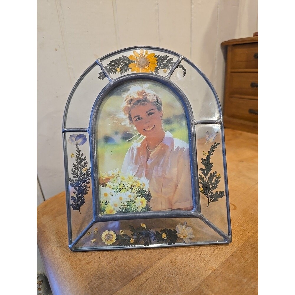 Vintage Small Dried Flower Frame Rounded Window Style Fairycore Cottagecore